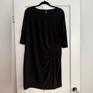 Spirito Della Donna Elegant Black Dress XL